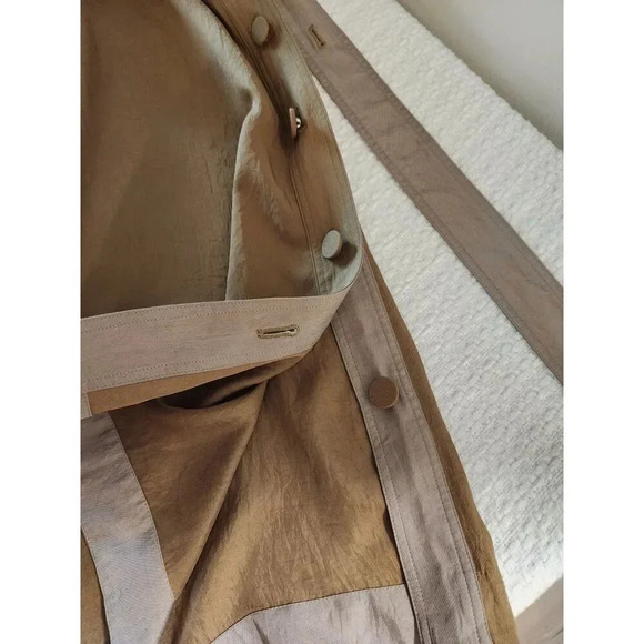 Rag + Bone Adrian Button-Detailed Crinkled-Twill Midi Dress In Sage Green - Picture 8 of 12